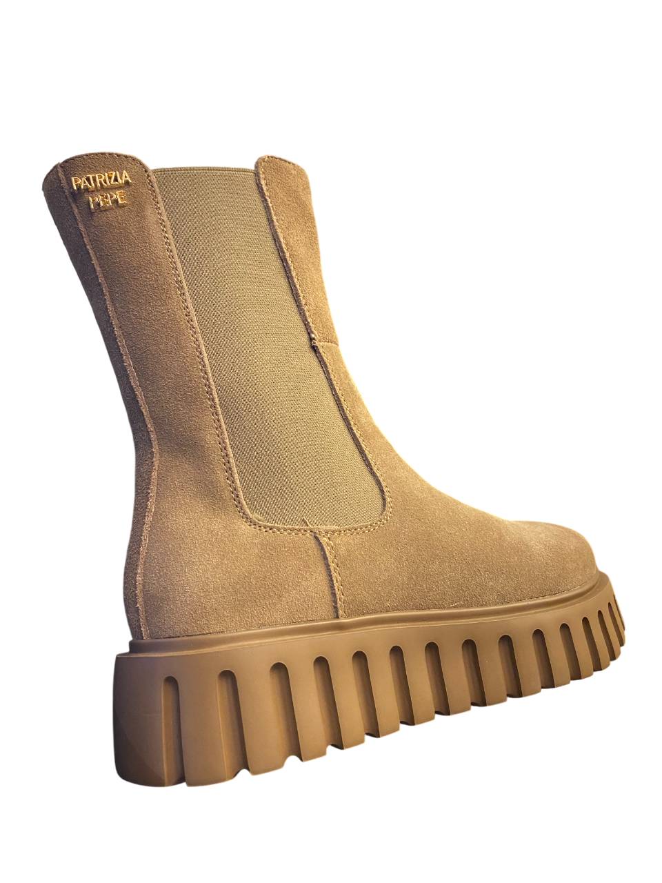 Patrizia Pepe anfibi scamosciati PPJ986.02 beige – Profumeria