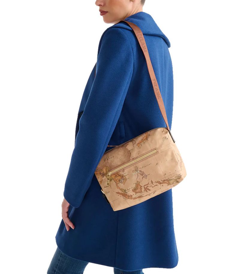 Alviero Martini 1A Classe Borsa con Tracolla Highland Soft LLD38 S578 Geo Classic/Marrone