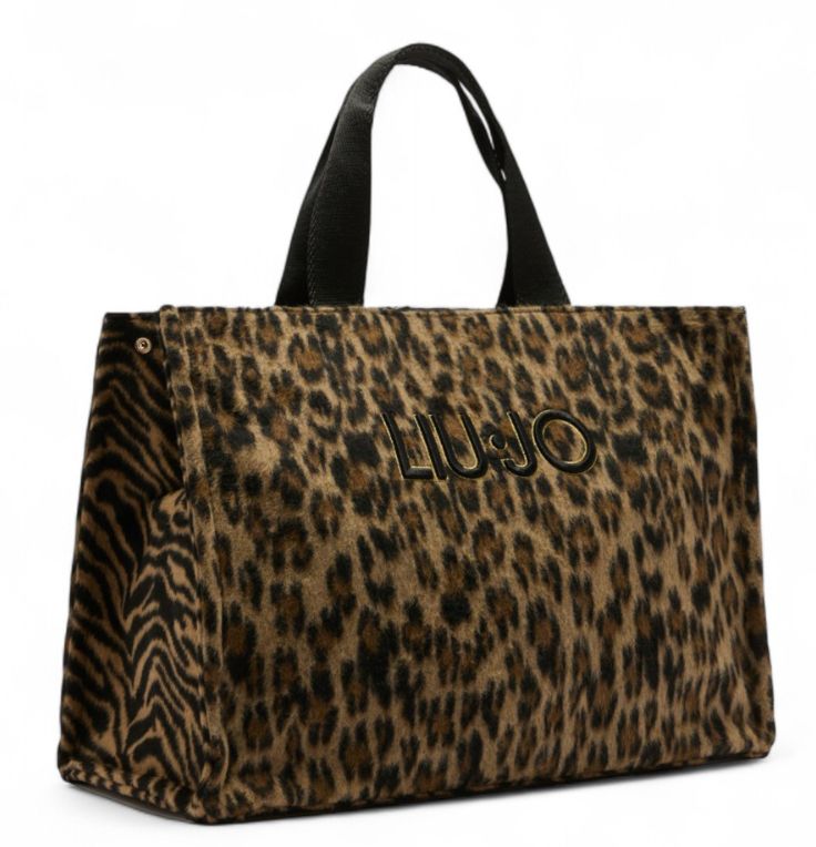 Borsa a mano Liu Jo L Tote 2F5027 T6089 Col 09B62 Brown Animalier