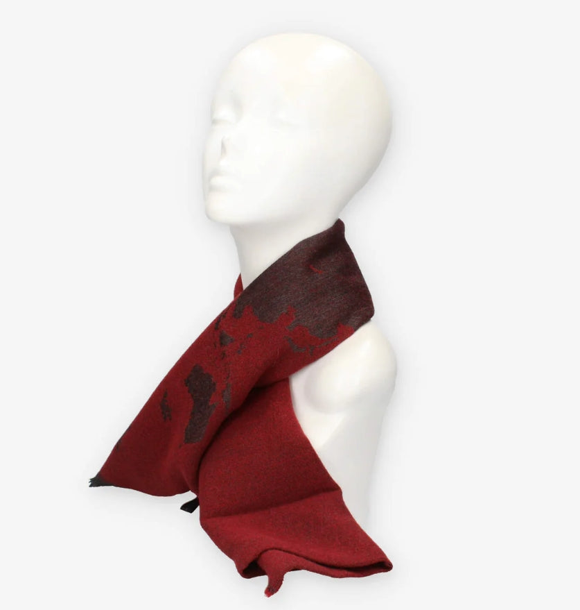 Alviero Martini 1A Classe Sciarpa 30x180 KS564 1748 Col.0313 Maple Red/Rosso Acero