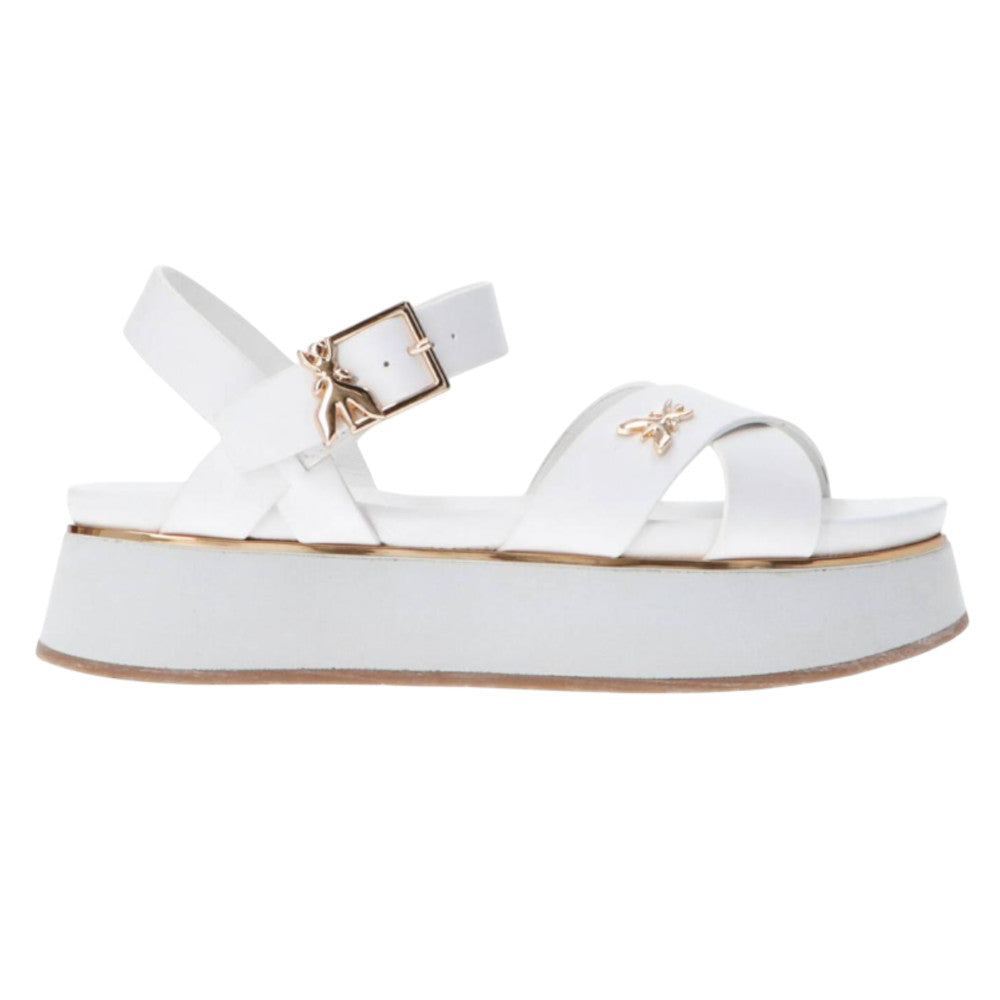 Patrizia Pepe sandali in pelle PPJ334.06 Colore bianco
