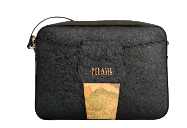 Alviero Martini 1A Classe Sand Safari Geo Tracollina Reporter LC31 9407 Col. 0001 Black