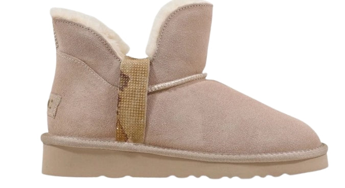 Alviero Martini  Half-Boot  Strass  N 1326 407A  Col . 0950 Sandy Beige