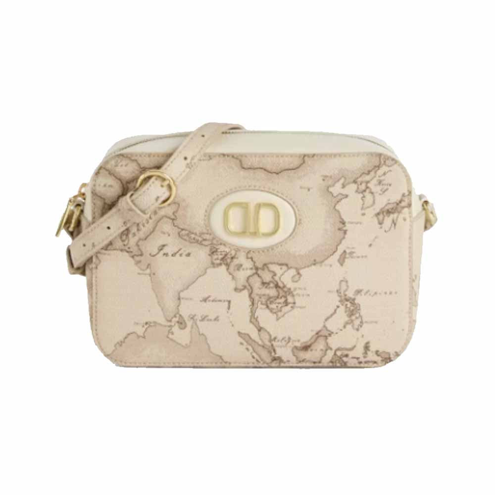 Alviero Martini 1A Classe Sand Safari Geo Tracollina Reporter LC26 9398 Rafia
