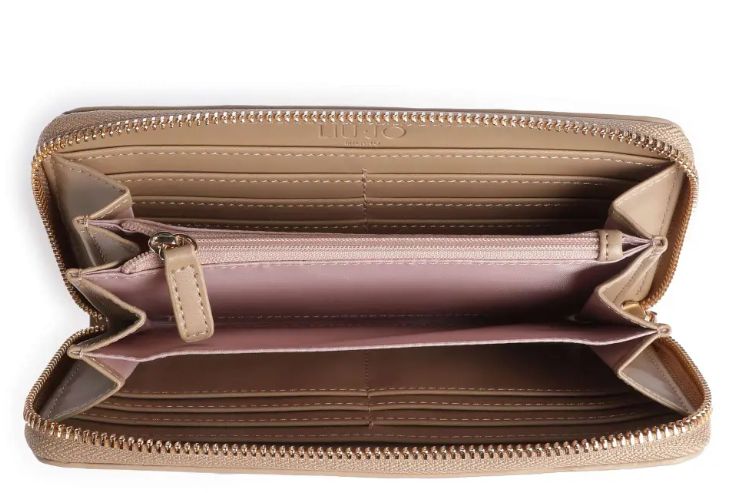 Liu Jo Portafoglio JORAH ECS XL Zip Around  AA4258 E0426 Biscuit