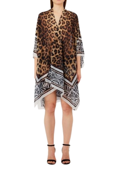 Liu Jo Kaftano Beach   Aperto VA6160 T4902 Col. V9789 Animalier T.U.