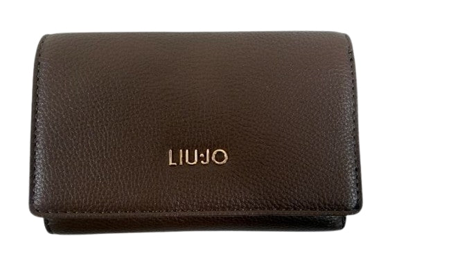 Liu Jo   Portafoglio  ECS M  TRIFOLD  CALIWEN  AF6172  E1019  Col. Dark mocha