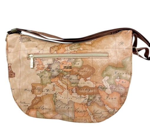 Alviero Martini 1A Classe Borsa con Tracolla Highland Soft LLD36 S578 Geo Classic Maple Red/Rosso Acero