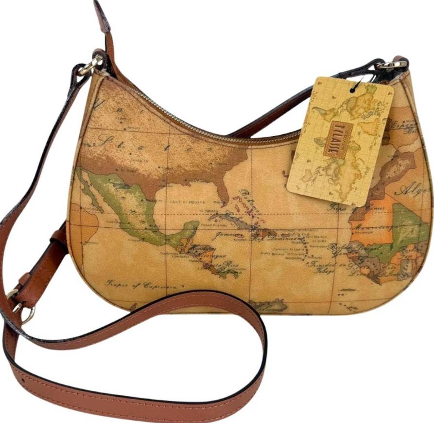 Alviero Martini 1A Classe Borsa con Tracolla C E070 6000 Col. 0010 Natural