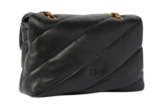 Pinko Borsa Love Puff  Classic  Small  In Pelle Black