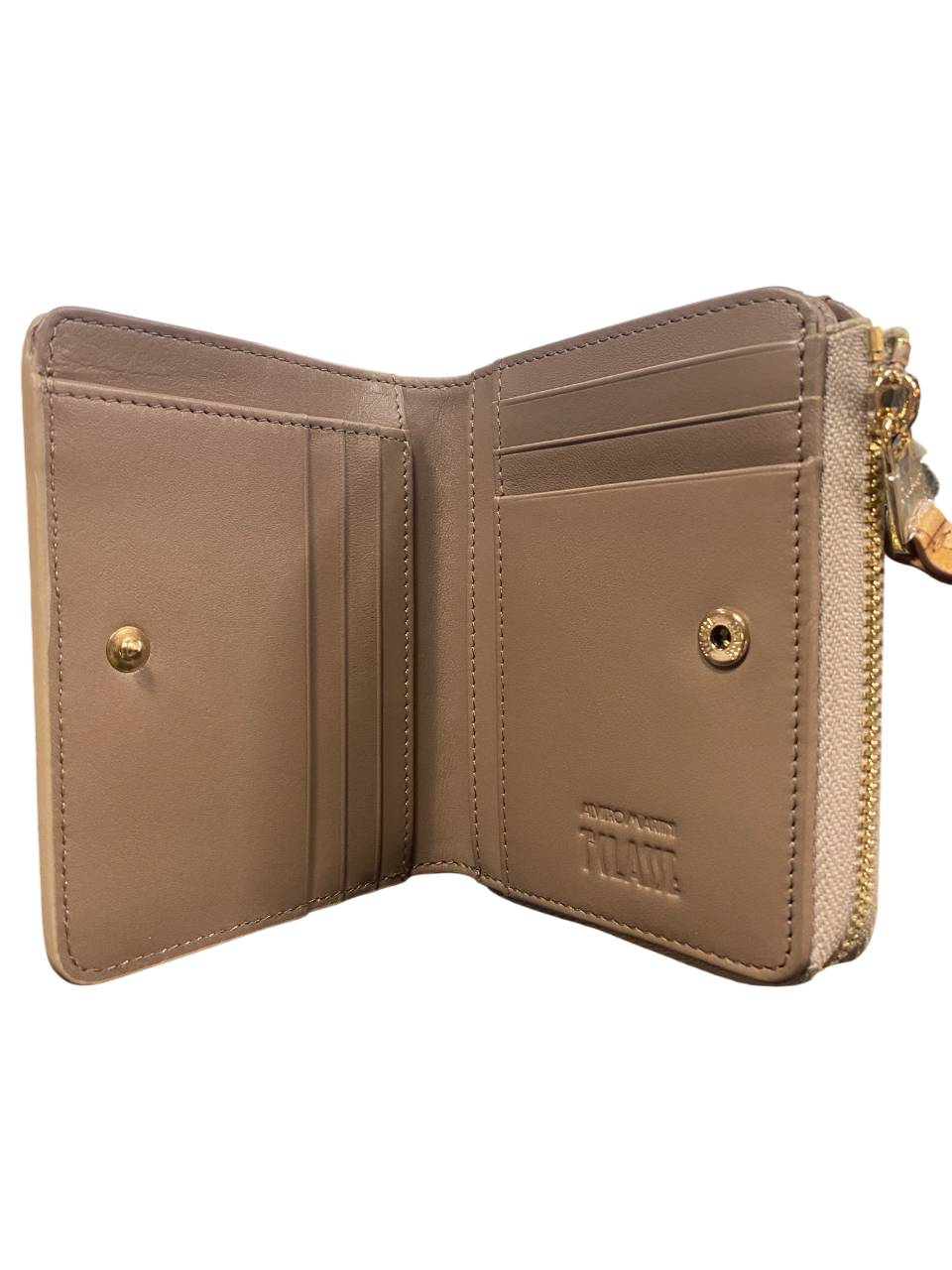 Alviero Martini 1A Classe Portafoglio Donna Piccolo Zip FOLDER L PO93 9407 COL 0067 GREIGE