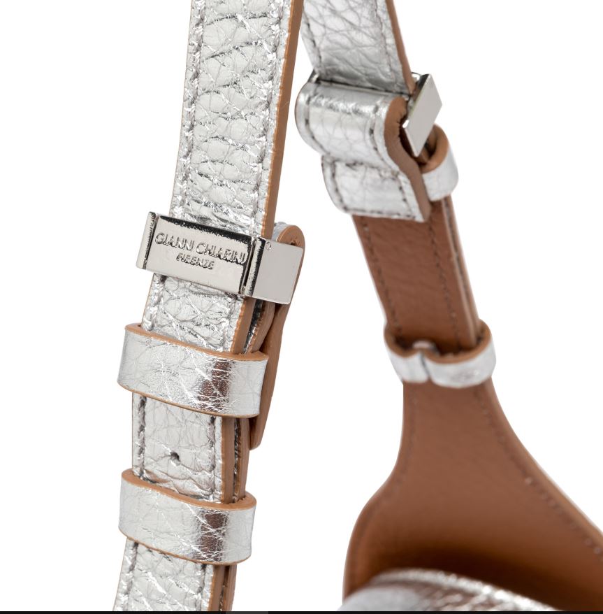 Gianni Chiarini  Borsa in pelle PENELOPE BS 11350 Silver-Caramello