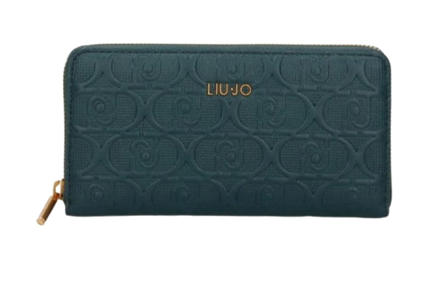 Liu Jo Portafoglio  Adone ECS XL Zip Around AF4262 E0778 Col.X0223 Dark Jade