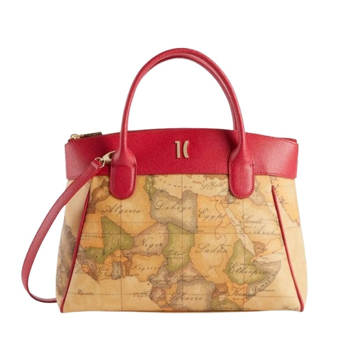 Alviero Martini 1A Classe Heritage Geo Bauletto C/Tracolla Staccabile LC14 G616  Hibisco