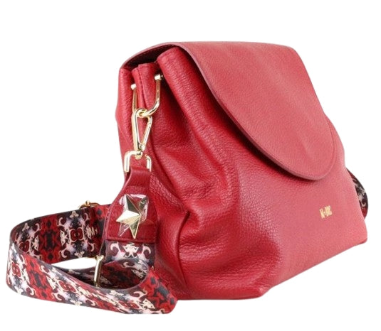 M BRC Borsa A Tracolla in Pelle Linea  Obona T086 Colore Rosso