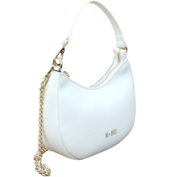 M BRC Borsa A Tracolla in Pelle Linea Jolly C605 Bianco