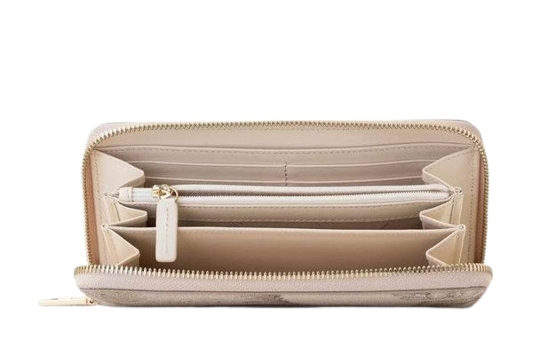 Alviero Martini 1A Classe Portafoglio Donna Ziparound Geo Safari PO22 9398 Color Rafia