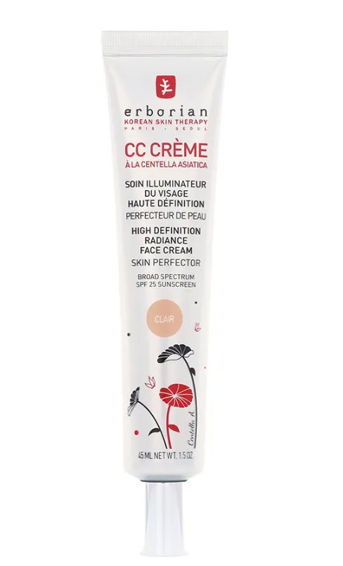 Erborian CC Creme Dore' Spf 25 Fondotinta o base trucco idratante coprenza media SPF25 per tutti i tipi di pelle