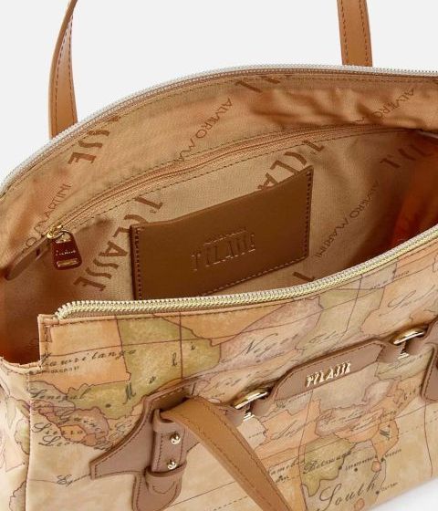 Alviero Martini 1A Classe Soft Fusion Borsa A Mano C/Tracolla Staccabile  LB96 S578 Col 0970 Tobacco