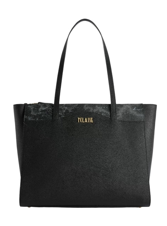 Alviero Martini 1A Classe Shopper Grande Digital City L LA80 N407 Col 0001 Nero
