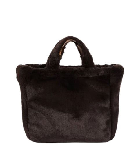 Alviero Martini Borsa amano c/tracolla Chalet chic LM LG929775 Col. 0500 Dark Brown eco pelliccia