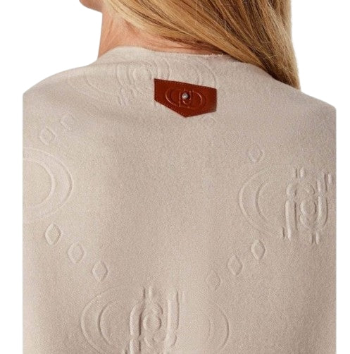 Liu Jo Poncho Maglia 2F5034 T0300 Col. 30003 Oat milk