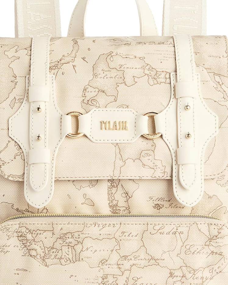 Alviero Martini 1A Classe Zaino Geo Soft  Backpack L LC03 9427 Col. 0937 Raphia Col