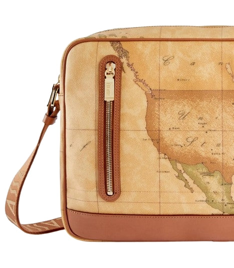 Alviero Martini Borsa a Tracolla Messenger Geo Classic BV G315 6000 Col 0010 Natural