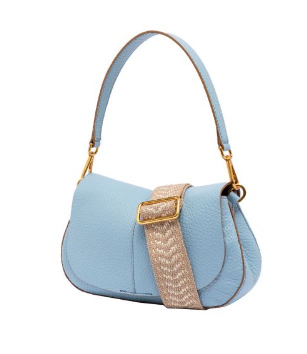 Gianni Chiarini Borsa in Pelle  HELENA ROUND BS 11088 TKL-NAETN Sky