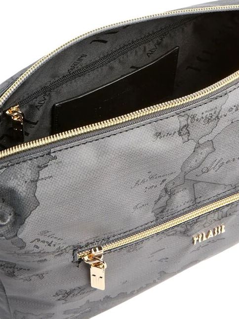 Alviero Martini 1A Classe Borsa ATracolla Highland Soft Dark Grey L LD38 9449 Col 0030 Grigio Scuro