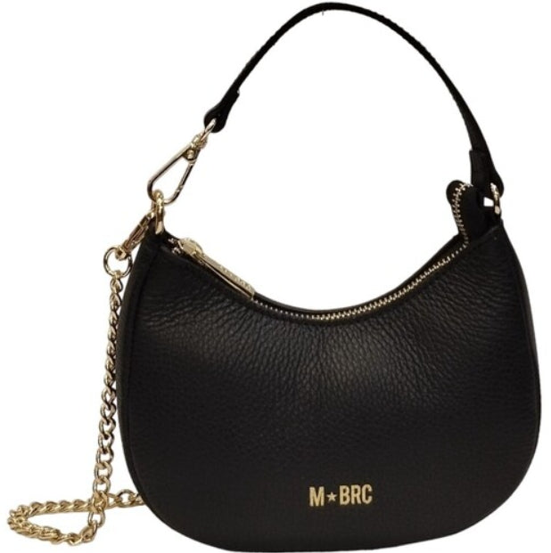 M BRC Borsa A Tracolla in Pelle Linea Jolly C605 Nero