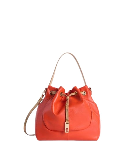 Alviero  Martini  Talisman Secchiello  Leather  L LE87 8631 Col. 0332 Poppy Red