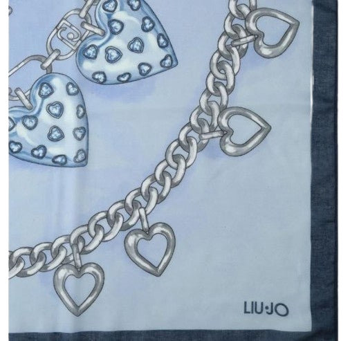 Liu Jo  Ecs  Foulard    Charms  2A6054 T2745 Col. 09045 Dusty blue