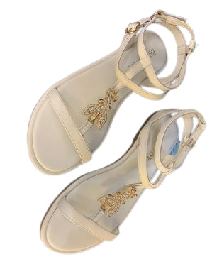 Patrizia Pepe Sandali In Pelle PPJ326.27 Bianco