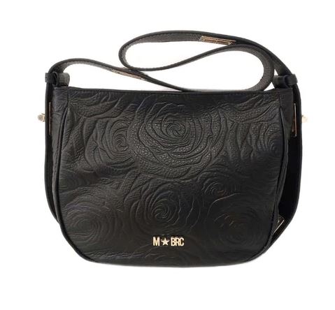 M BRC Borsa A Spalla  In Pelle Linea Mon Amour  L376 Nero