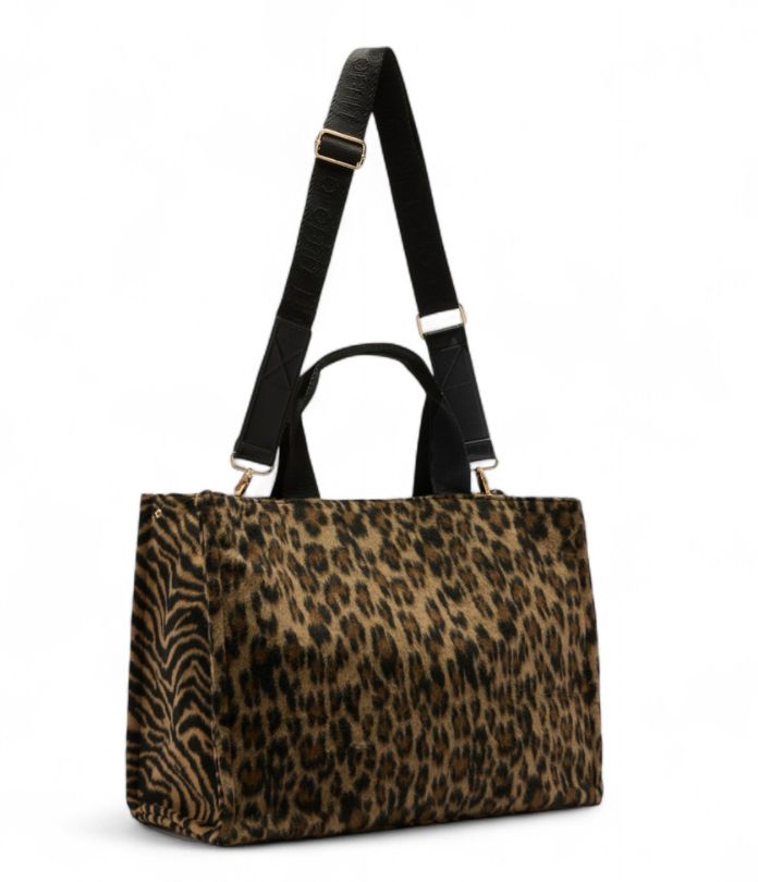 Borsa a mano Liu Jo L Tote 2F5027 T6089 Col 09B62 Brown Animalier