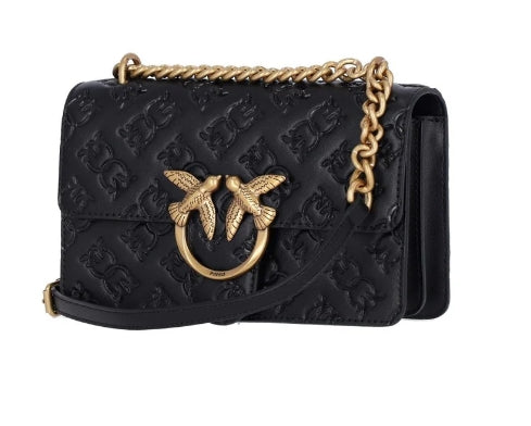Pinko Love One Mini Pelle Black