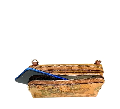 Alviero Martini 1A Classe Pochette Portafoglio Portacellulare   C M047 6000 Col. 0010 Natural