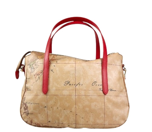 Alviero Martini 1A Classe Soft Fusion Borsa A Mano C/Tracolla Staccabile  LB96 S578 Col 0324 Ibisco
