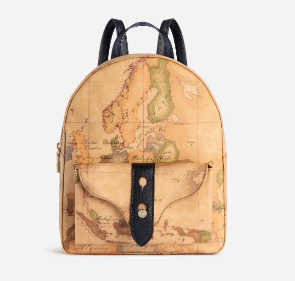 Alviero Martini 1A Classe Escape Geo Zaino Backpack L LE64 G616 Col.0001 Black