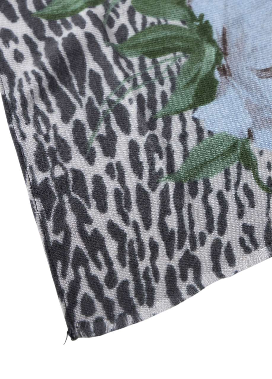 Liu Jo Stola Floreale Animalier 2F5077 T0300 Col 74015 Light Denim