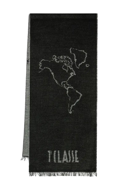 Alviero Martini 1A Classe Sciarpa Geo Filetto 40x180 KS577 1769 Col. 0051 Ash Grey/Grigio Fumo