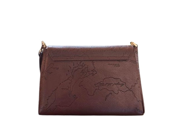 Alviero Martini  Borsa  Sottospalla     con patta L LG35 M655 Col. 0504 Chocolate