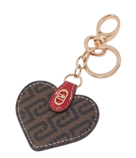 Portachiavi LIU JO   Heart Key Ring  AA6207  E1118 Col.08477  Testa di moro