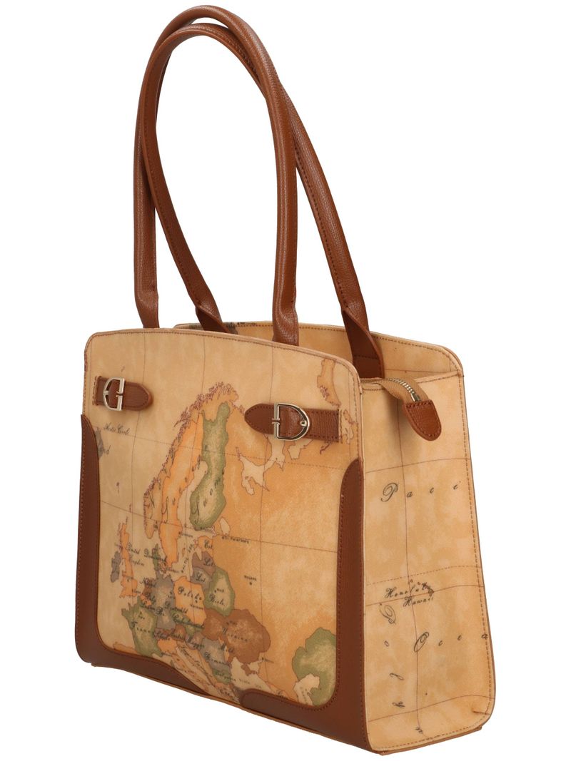 Alviero Martini 1A Classe Borsa Shopper L LD64 G611 Col. 0548 Castagna