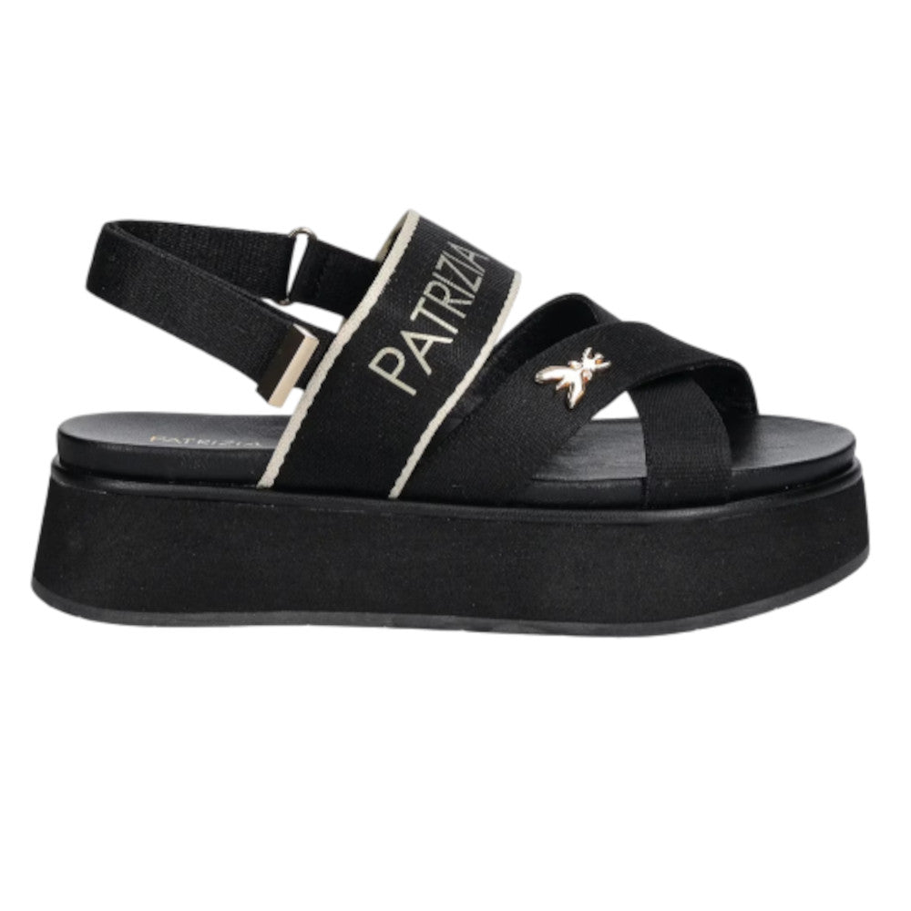 Patrizia Pepe Ciabatta Tessuto PPJ333.31 Colore nero