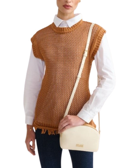 Alviero Martini 1A Classe  Aura Tracollina Reporter Doppia Zip L LF04 r407 Col. 0905 Ivory