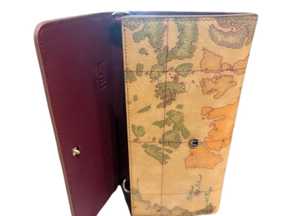 Alviero Martini 1A Classe Pochette Portafoglio Portacellulare    L PQ63 G654 Col. 0304 Burgundy