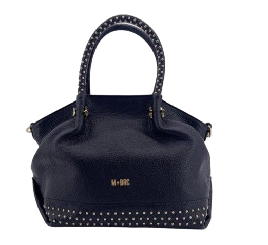 M BRC Borsa  a mano  In Pelle Linea Chiodo  T165 Nero