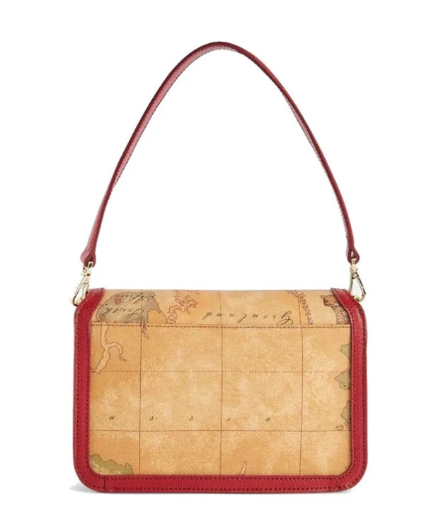 Alviero Martini 1A Classe Tracollina Con Patta Frame Bag LB10 M600 Col 0289 Rosso